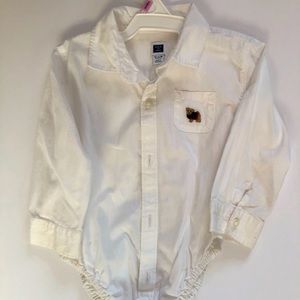 Janie and Jack 12-18 month white button down
